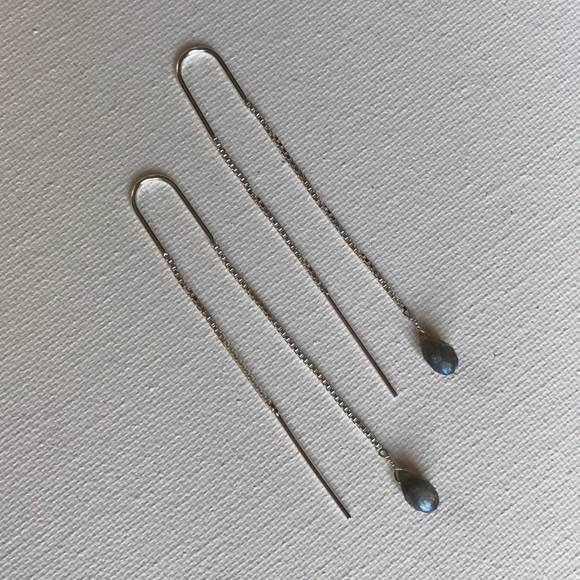 Boutique Jewelry - 🆕 Labradorite & Sterling Silver Threader Earrings